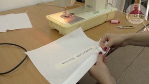 Подгиб низа изделия вчистую (двойной подгиб)