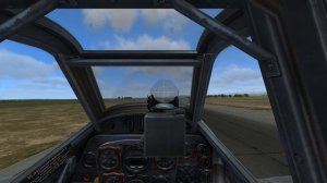 DCS Bf 109K взлет и посадка