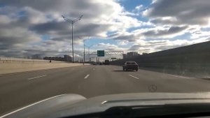 Трасса М11 от Шереметьево в Москву (Бусиновская развязка МКАД)