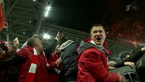 Фанаты "Спартака" бурно празднуют победу любимой команды