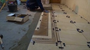 Стяжка + укладка напольной плитки на кухни от А до Я.