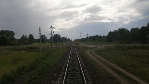 От Почепа до Выгоничей из тамбура последнего вагона.