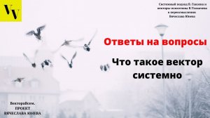 Что такое вектор системно. ВектораВсем. Проект Вячеслава Юнева