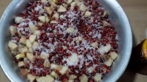 Простые рецепты | Варенье из брусники с яблоками