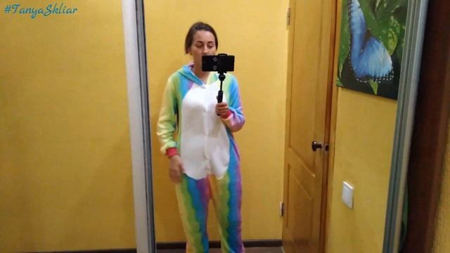 Пижама КИГУРУМИ радужный единорог обзор/ Посылка пижама для детей!