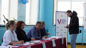 Жители сёл Балаковского района принимают участие в выборах Президента РФ
