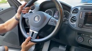 VW Tiguan: как отрегулировать руль