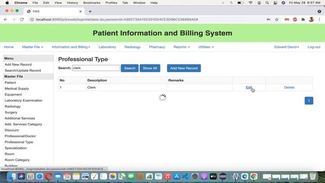 Professional Type Master File - Patient Information and Billing System JAVA/JEE #ezetsoftware #pibs смотреть онлайн
