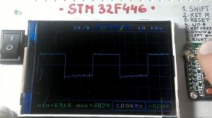 Осциллограф своими руками на базе STM32f446(BY FUSION),пробный пуск.