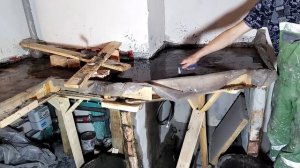 #столешница из бетона (Заливка), Руками Иваныча Этап#29