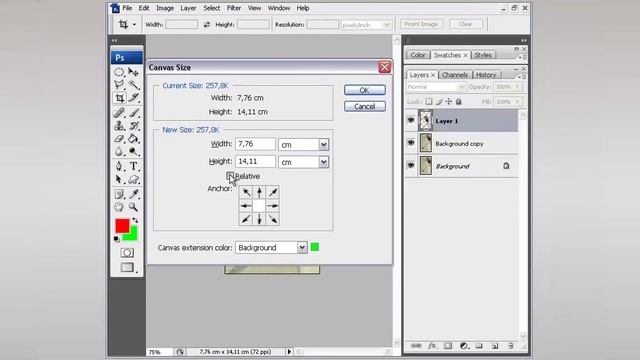 РАЗМЕР ХОЛСТА - Photoshop (Фотошоп) за один день! - Урок 62 смотреть онлайн