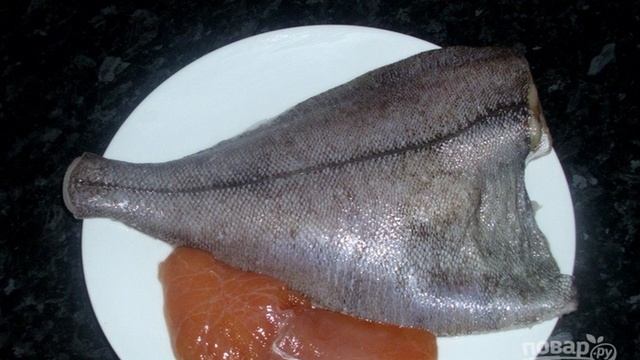 Камбала запеченная