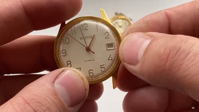 Часы позолоченные AU . Чайка , Восток . смотреть онлайн