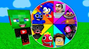 ЗОМБАК НАШЕЛ КОЛЕСО ФОРТУНЫ В МАЙНКРАФТ