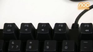 Обзор на геймерскую клавиатуру AOC gk500!