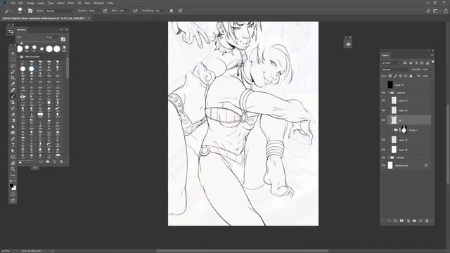 [Speedpaint] Street Fighter Painting for Udon! смотреть онлайн