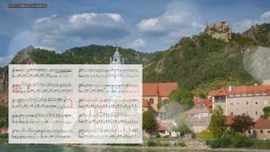 На прекрасном голубом Дунае - Иоганн Штраус (Ноты и Видеоурок для фортепиано) (piano cover)