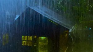 Шум Дождя по Крыше старой | Звуки дождя и грома для сна и радует душу