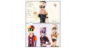 N UZI & V's Saucy Love Triangle! (Murder Drones Comic Dub)
