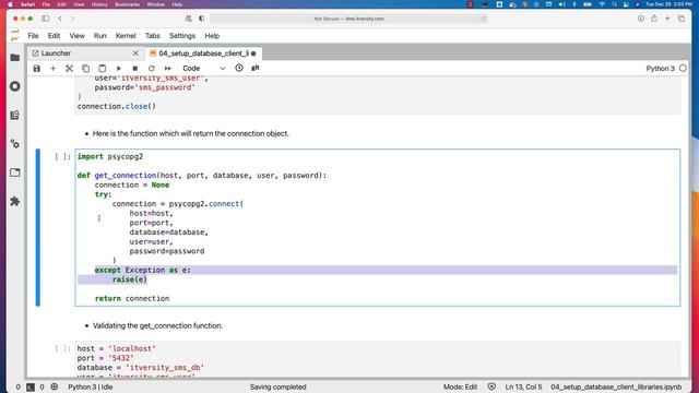 Mastering Python - Database Programming - CRUD Operations - 04 Setup Database Client Libraries
