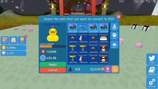 НОВОЕ ОРУЖИЕ И ТОП ШЛЯПЫ В НИНДЗЯ ЛОКАЦИИ! СИМУЛЯТОР РАСПАКОВКИ РОБЛОКС! ROBLOX SIMULATOR смотреть онлайн