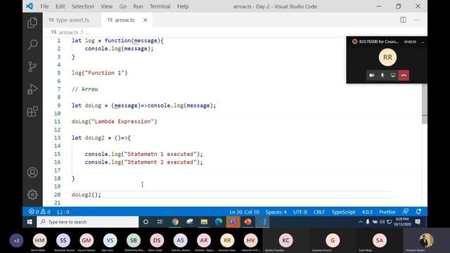 Typescript Day 2 смотреть онлайн