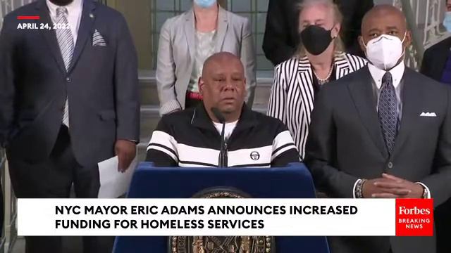 NYC Mayor Eric Adams Announces Increased Funding For Homelessness Services