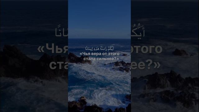 Сура 9 Ат-Тауба, Аят 124-й #9:124 #quran