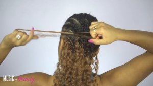 Crochet Braids w/Invisible Part - Step by Step Tutorial - Freetress Aruba Curl by SamsBeauty