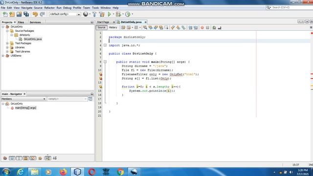 Java the complete Reference Ninth Edition (Chapter 20) Example (3) Using FilenameFilter смотреть онлайн