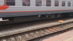 Прибытие поезда №234 Екатеринбург-Адлер на станцию Ростов главный.15.07.14