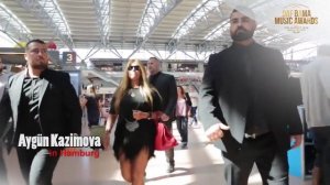 Айгюн Кязимова прибыла в Гамбург на вручение европейской музыкальной премии