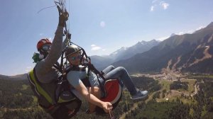 Полет на параплане Архыз 20.08.19 ParaTourYes