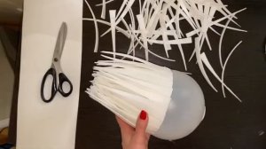 Пушистик из изолона.