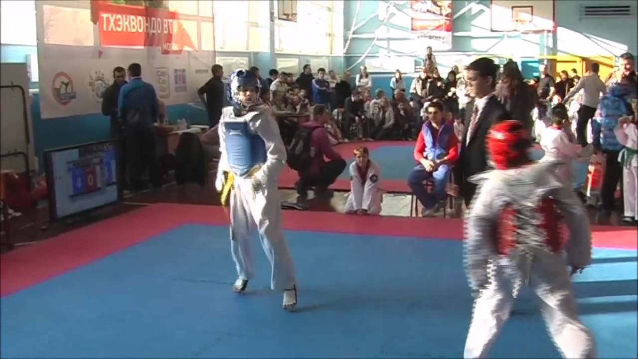 Taekwondo WTF. Первенство МЦ Галерис 26.01.2014 Комлев-Нариманлы