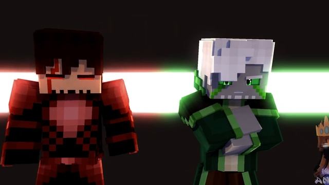 "Почему как красавчик так сразу злодей" [Minecraft Animation] (Derek/Makro) смотреть онлайн