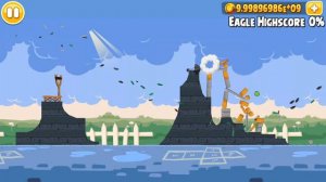 Angry Birds Seasons Back to school All levels (Mighty Eagle) Any%