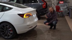 Электронный выхлоп Thor EV для Tesla Model 3 (звук мотора + спецэффекты)