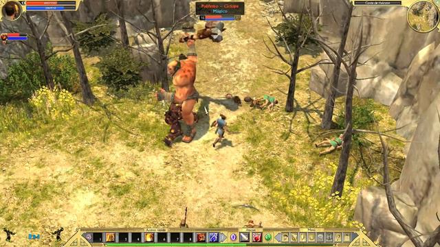 Titan Quest - DnA Mata Al Polifemo~Ciclope смотреть онлайн