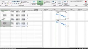MS Project связывание суммарных задач