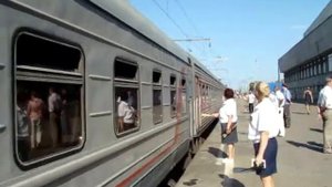 Поезд "Пенза-Москва" отправляется под песню "Барыня"