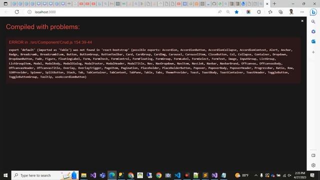 CRUD Application Using React JS, .NET Core & SQL Server Part 3(Create Crud Form in React)