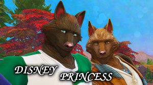 В гости к Оборотням|Эп.7|Принцессы Диснея в The Sims 4|