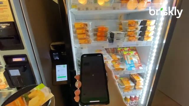 Схема работы микромаркета Briskly.