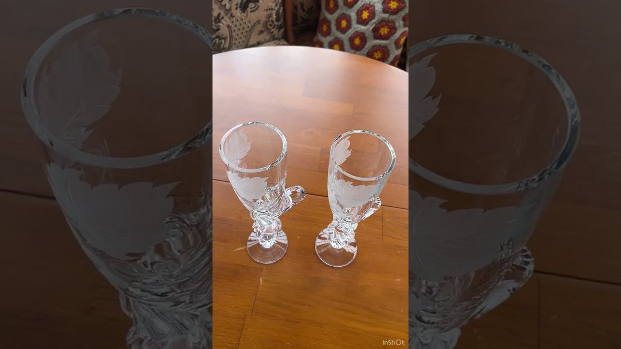 Бокалы – кубки «Кавказ» Хрусталь ЛЗХС 2 шт