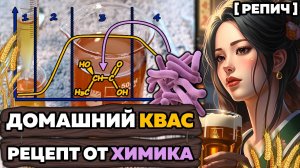 🧪 Создал ЛУЧШИЙ рецепт КВАСА | Биохимия на КУХНЕ | Ч. 2/2 | Химбио блог №21 [Репич]