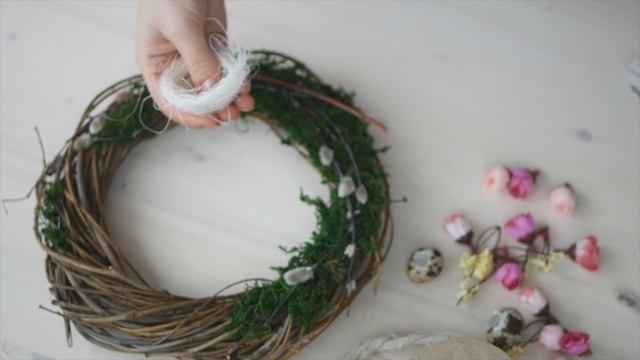 DIY Simple Easter wreath / Простой пасхальный венок / DIY Tsvoric смотреть онлайн
