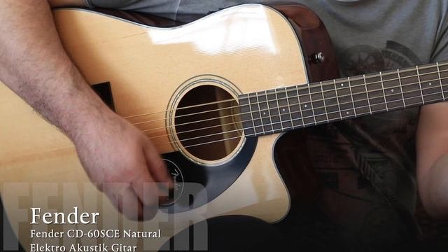 Fender CD 60SCE Natural