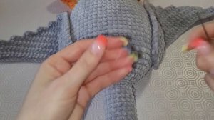 Оформление мордочки гуся♡ Утяжка глаз, пришиваем крылья♡ Мастер-класс ♡