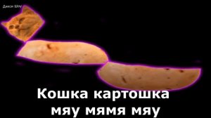 ✅По слогам -  Кошка Картошка